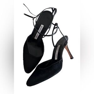 Manolo Blahnik Ponyhair Slingback Pumps